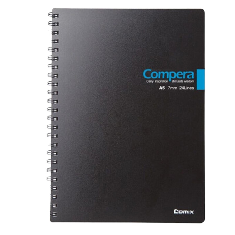 齐心(COMIX) CPA5607Compera双螺旋PP面本 A5 60张