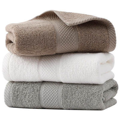 洁丽雅(Grace)毛巾家纺 纯棉素色长绒棉柔软强吸水A类洗脸面巾