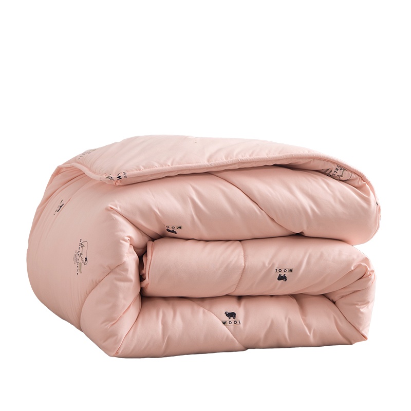 制梦家纺 100%羊毛被绵羊绒冬被棉被加厚保暖被子被芯被褥春秋垫被秋冬