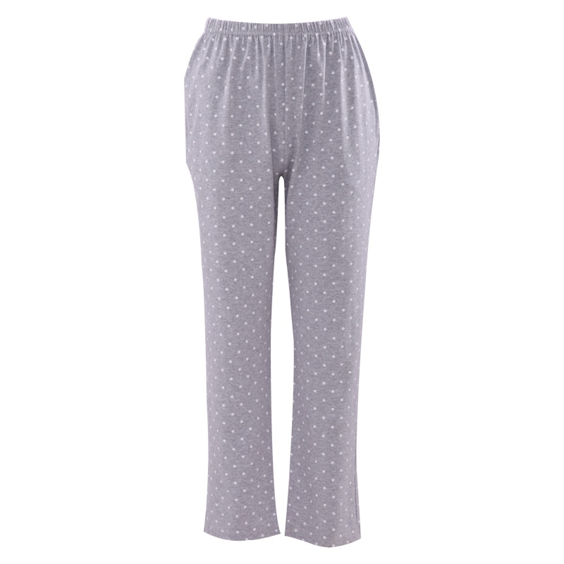 都市丽人潮流豹纹亲肤舒适透气宽松女士家居睡裤481665