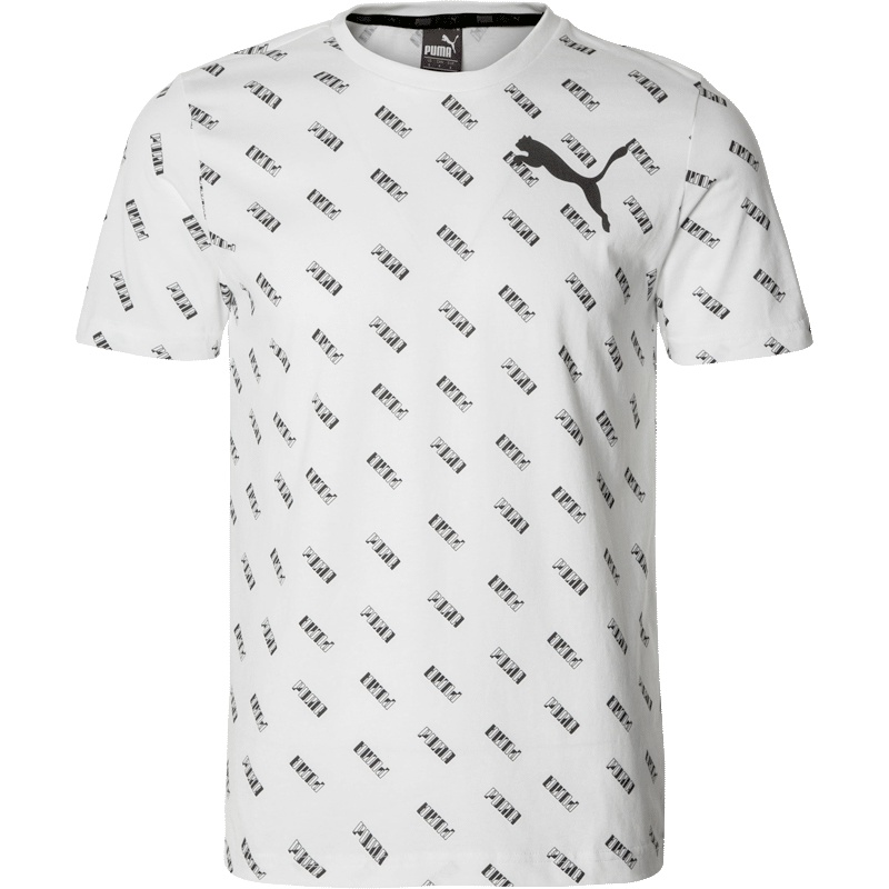 PUMA彪马 2019新款 男子logo印花圆领T恤 透气休闲运动轻质短袖 845041