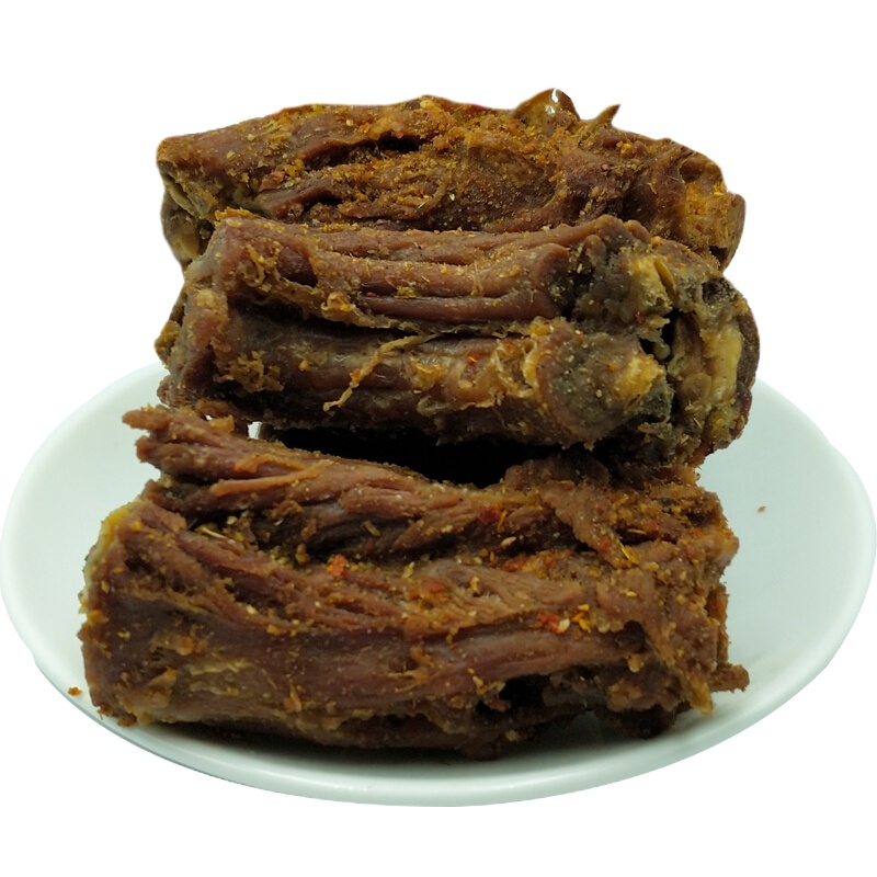 博多客 鸭脖子熏味500g真空一斤小包装零食油炸椒盐手撕风干鸭脖