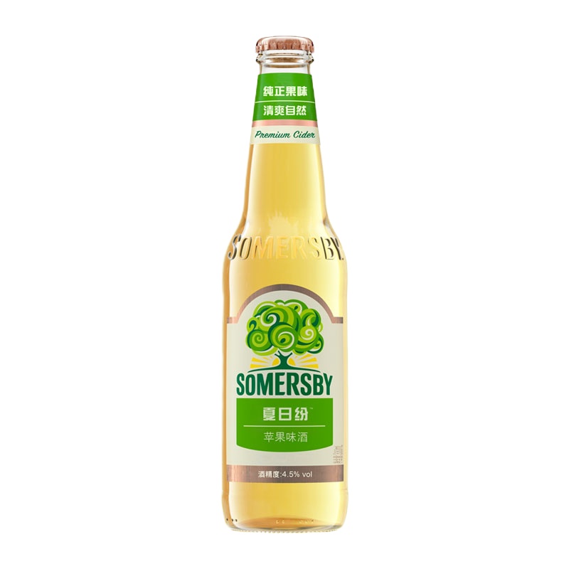 嘉士伯苹果味酒夏日纷果啤Somersby24瓶整箱装