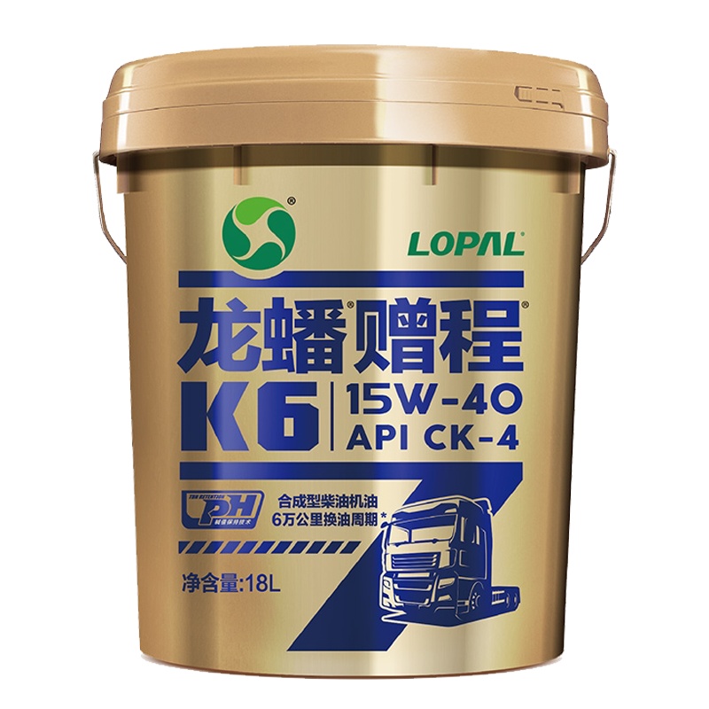 柴油机油 龙蟠赠程 K6 CK-4 15W-40 18L