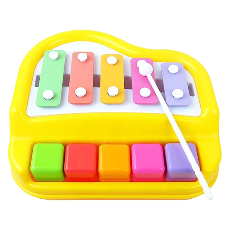 宝丽 欢乐小木琴 婴儿敲琴 婴儿玩具敲琴