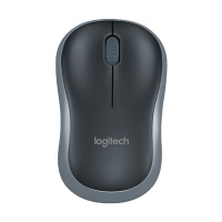 [精选]罗技(Logitech) M186 无线鼠标 办公笔记本台式电脑光电鼠标