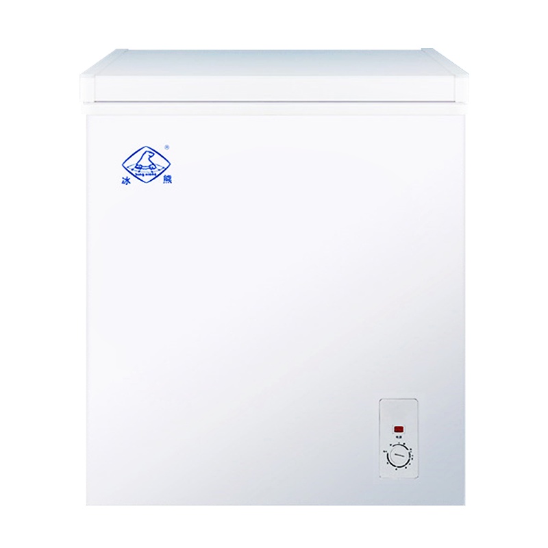 冰熊 138升 冷藏冷冻转换家用商用节能小冰柜迷你卧式一级能耗小型变温冷柜