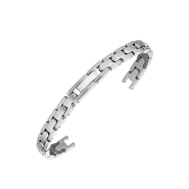 傲途钢表带 适用于天梭1853表带配件弗拉明戈系列T003.209A女士钢带手表带