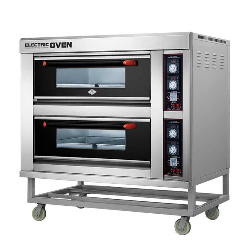 乐创(lecon) 商用烤箱 LC-J-DK40 二层四盘旋钮式蛋糕面包烘焙电烤箱