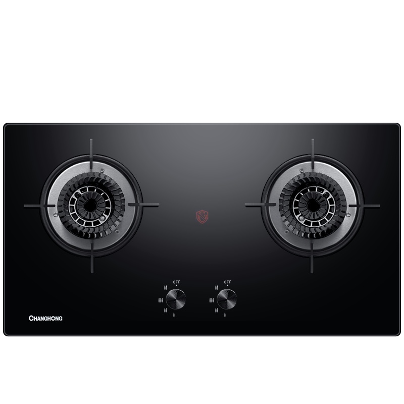长虹新C02燃气灶煤气双灶家用台嵌入式天然液化气旋火灶-天然气