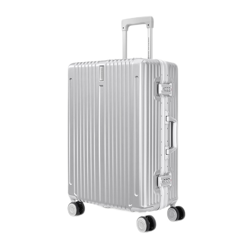 Samsonite/新秀丽旗下美旅铝框拉杆箱旅行行李箱万向轮密码箱复古潮流时尚男女