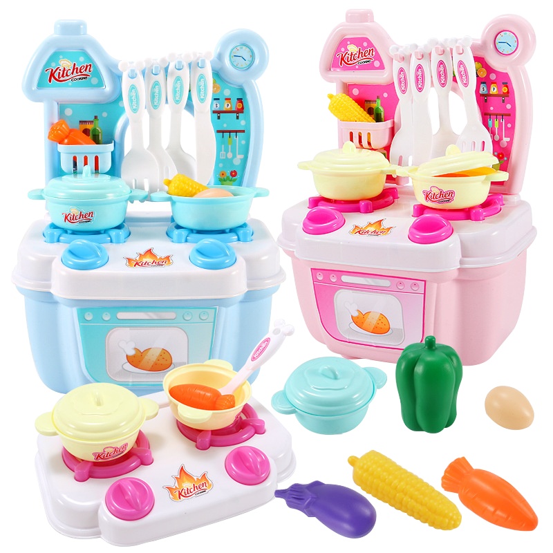 碟谜GT4 儿童过家家厨房煮饭做饭玩具餐具套装可收纳3-6岁女孩男孩儿童玩具