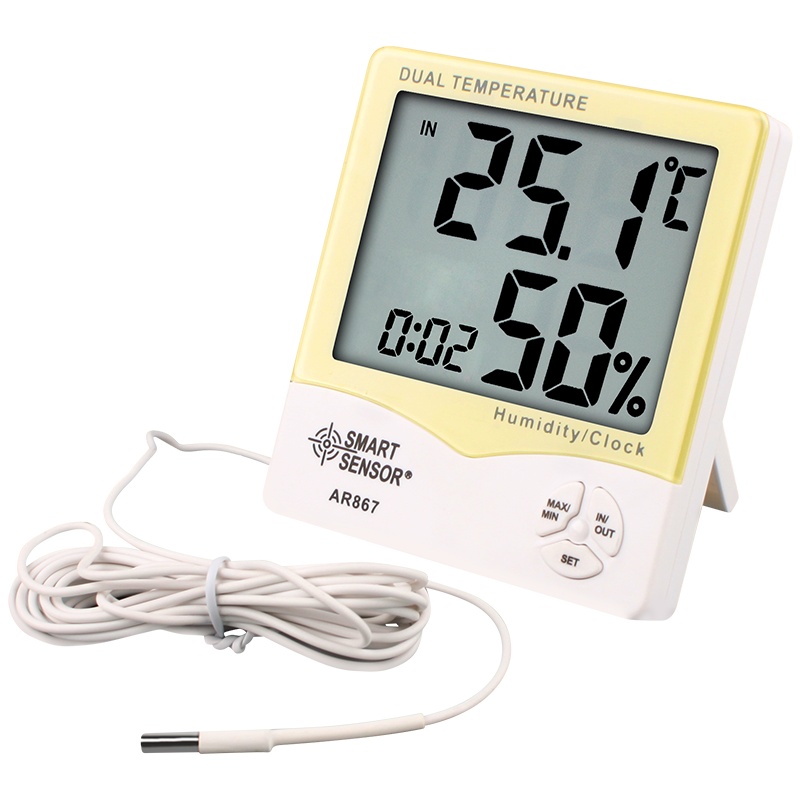 希玛 AR807 数字式温湿度计 120mm*95mm*20mm 单位(件)