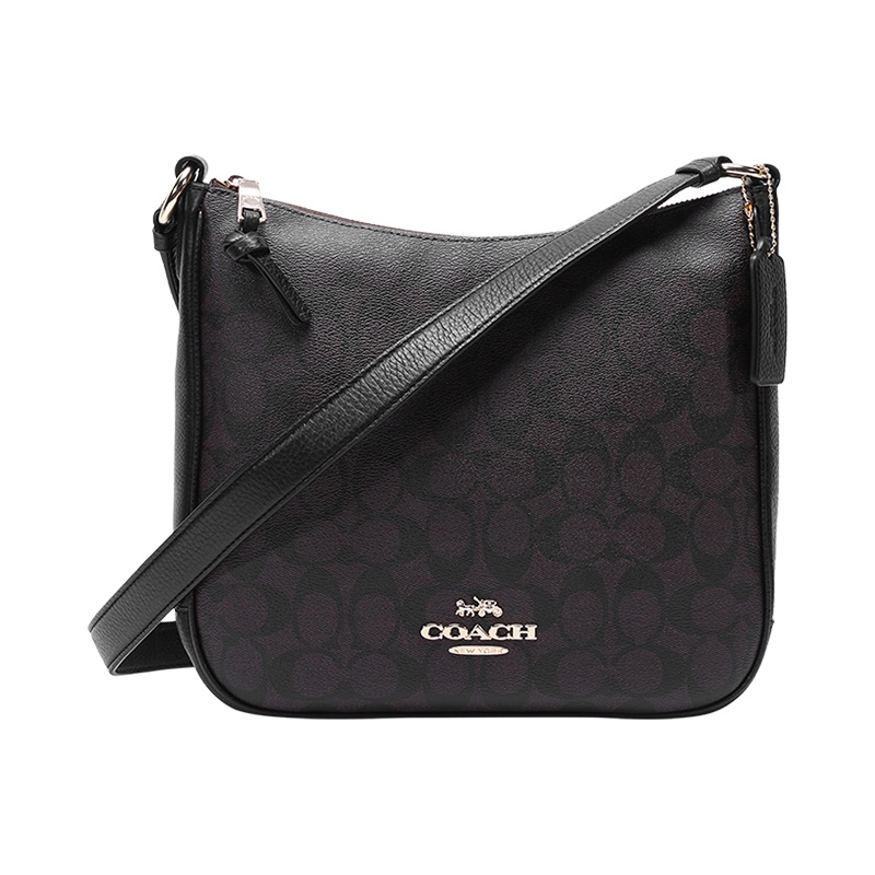 [品牌直供] COACH 蔻驰 女士涂层帆布配皮单肩斜挎包C1649
