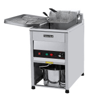 商用电热40L大容量立式油炸锅恒温电炸炉
