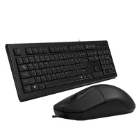 双飞燕 (SHUANG FEI YAN) 有线键鼠套KR-8572 U+U黑色