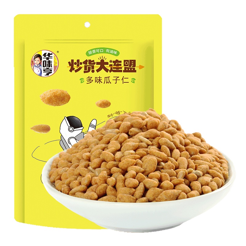 华味亨多味瓜子仁208g葵花籽果仁炒货零食