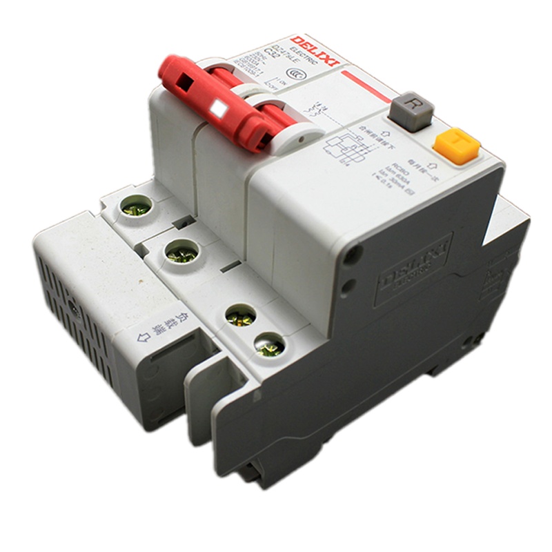 德力西 空气开关带漏电保护器DZ47SLE 2P 32A 家用断路器
