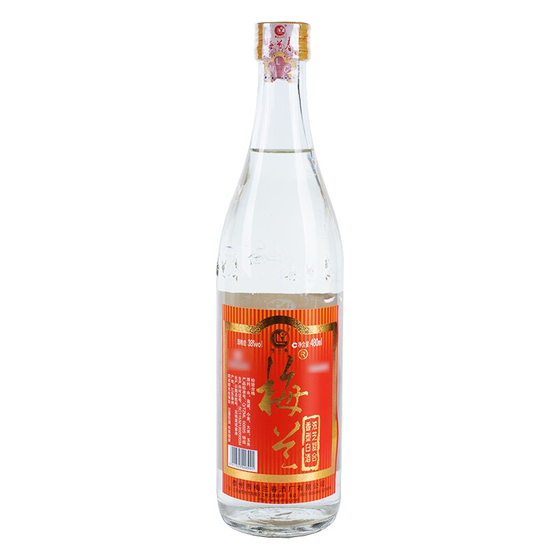 梅兰春 38度小白瓶兼香 480ml 单瓶装 浓芝复合香型白酒 百姓家常口粮酒 光瓶中华老字号 京剧大师梅兰芳故乡美酒