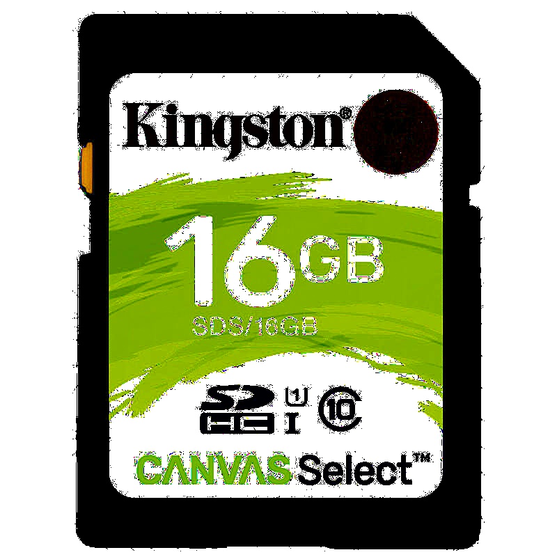 金士顿(Kingston)16GB相机SD卡高速CLASS 10导航多媒体SDHC存储卡(SDS/16GB)大卡+音乐