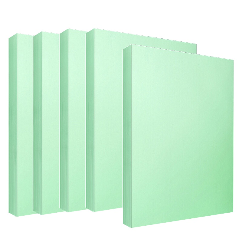 锦蝶 A4浅绿色80g打印纸100张/包 25包/箱