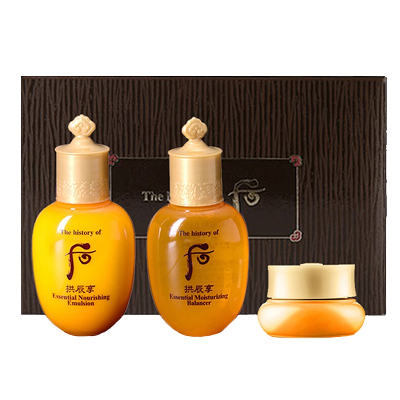 [补水保湿提拉紧致]Whoo 后 拱辰享 气韵生 试用3件 护肤套装 紧肤淡皱