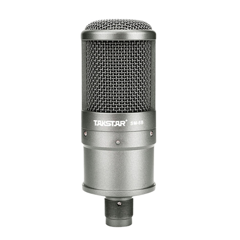 得胜(TAKSTAR) SM-8B-S电容麦克风电脑录音棚广播设备 旁述式录音麦克风