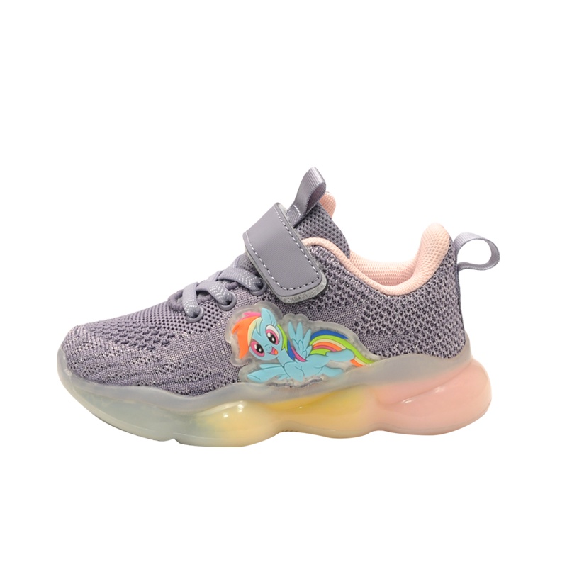 小马宝莉女童网鞋透气网面2020春秋新款3岁6小童休闲鞋儿童运动鞋