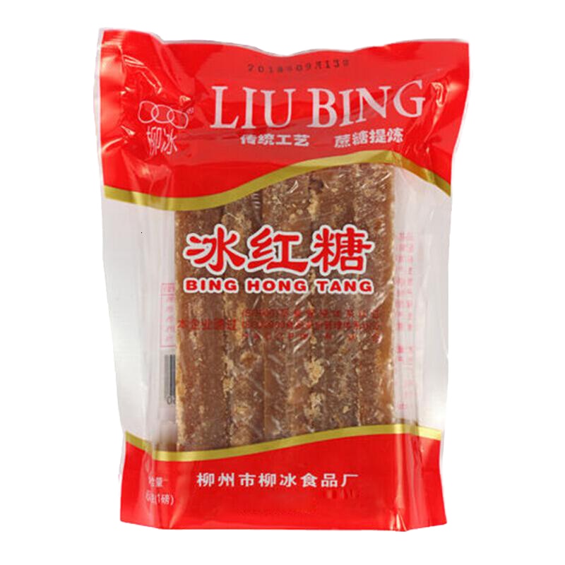 柳冰 广西甘蔗冰红糖 袋装 454g*1袋 红糖姜茶红糖月经期冰红糖