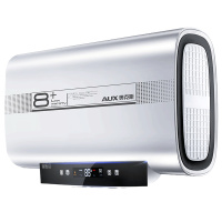 奥克斯(AUX)SMS-60DB03电热水器 60升纤薄扁桶双胆触屏遥控预约速热家用储水式热水器2级能效3000W带安装