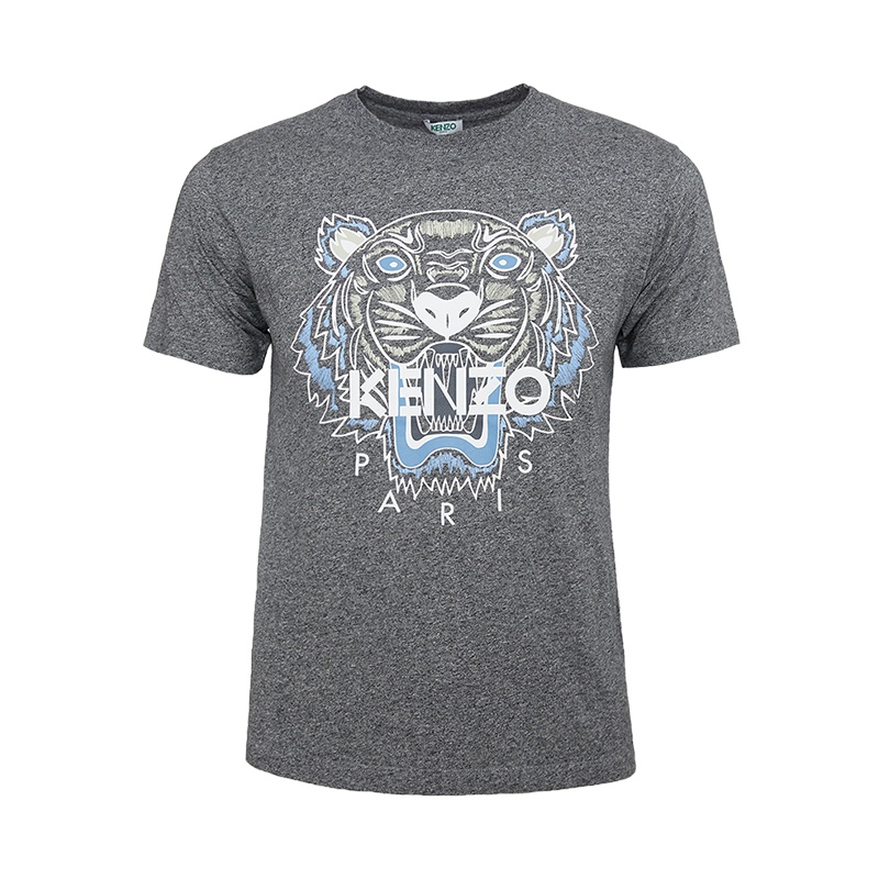 KENZO 高田贤三 2020新品 男士经典虎头印花图案短袖高端男士T恤