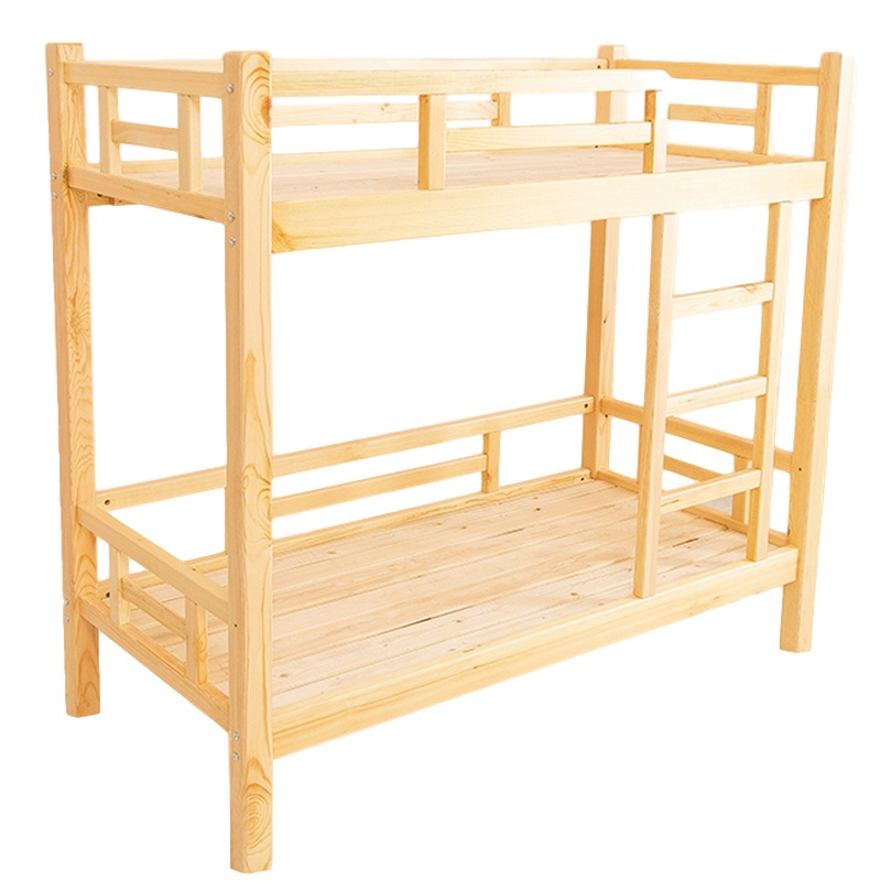 逐鹿中原双层床松木实木高低床&HM724上下铺不带梯柜