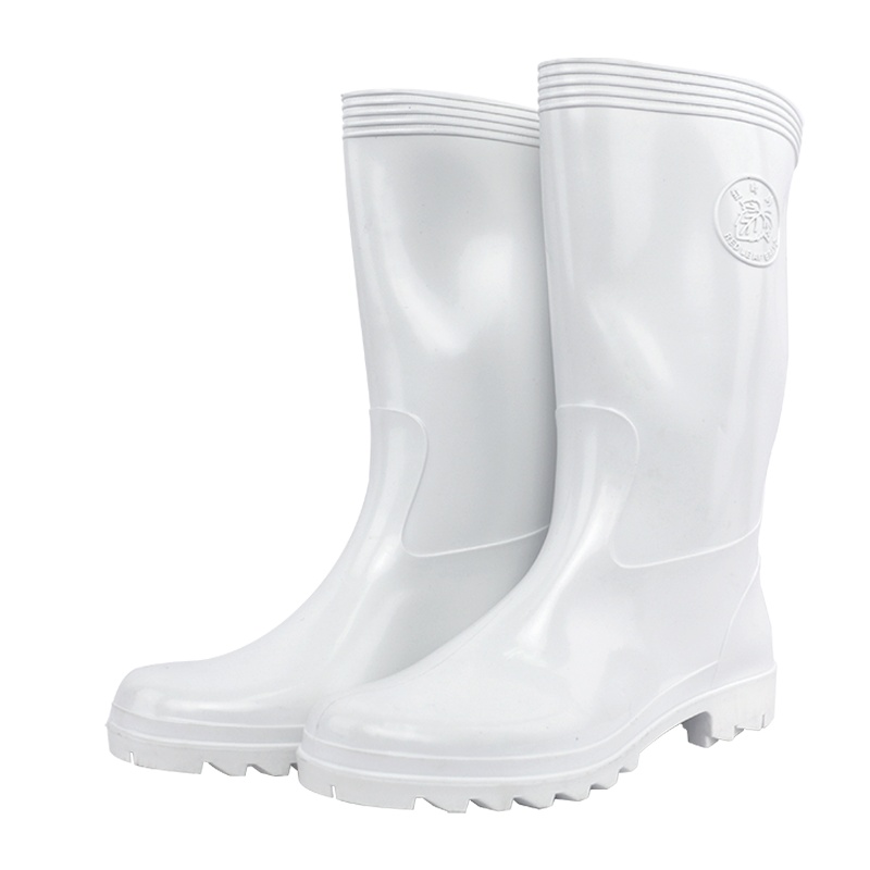 双安 PM95耐油食品靴 耐酸碱 模压靴 40码 白色