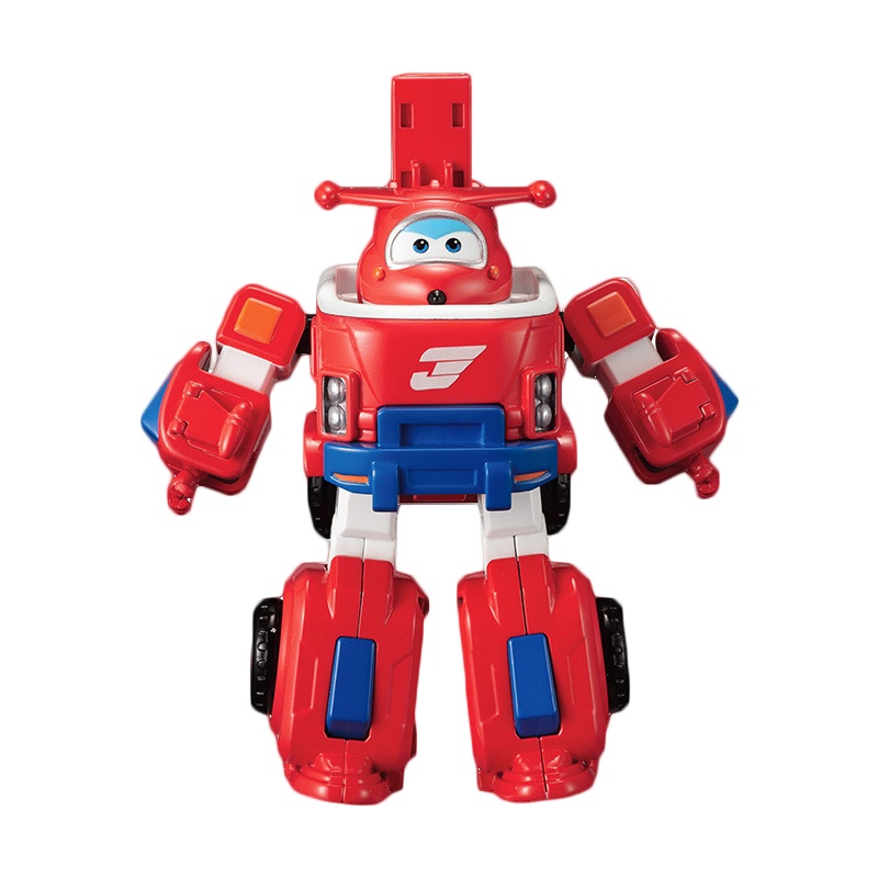 奥迪双钻(AULDEY)超级飞侠 载具变形 拼装组装 Q版机器人套装-乐迪720351