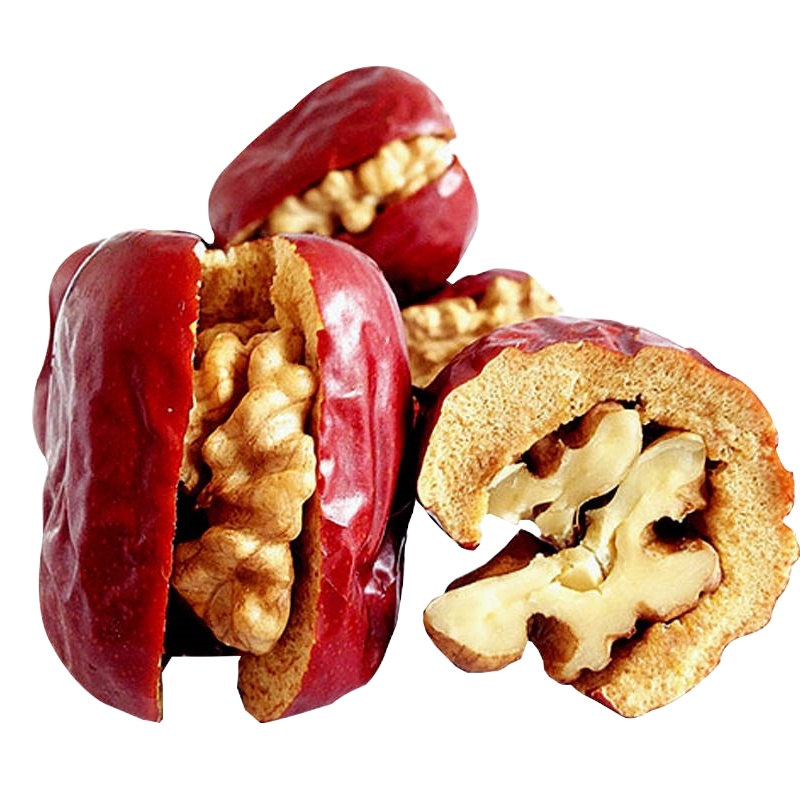 大红枣夹核桃仁2斤 年货礼盒枣夹核桃 核桃枣 现做现卖1000g 1000g