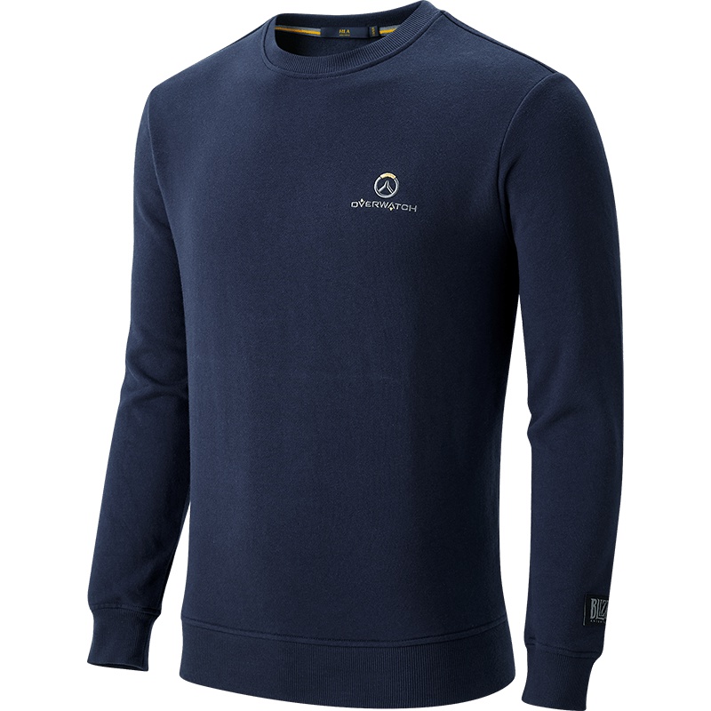 HLA海澜之家暴雪娱乐合作系列2019秋季守望先锋logo款卫衣男HNZWJ3R211A