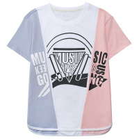 LI-NING KIDS童装女大童运动半袖圆领T恤