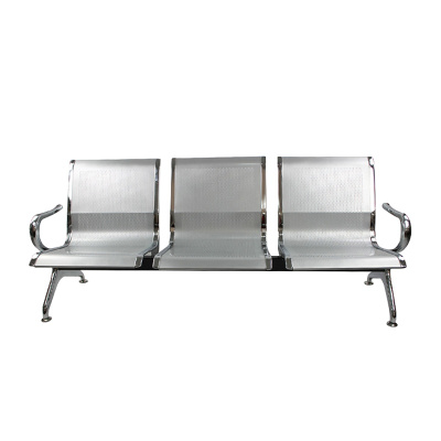 [理政]钢制连排椅 三人位机场有扶手车站候车椅 银行等候椅 车站排椅 办公椅