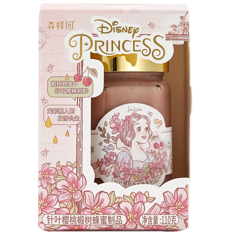 森蜂园&迪士尼定制(白雪公主)针叶樱桃椴树蜂蜜110g