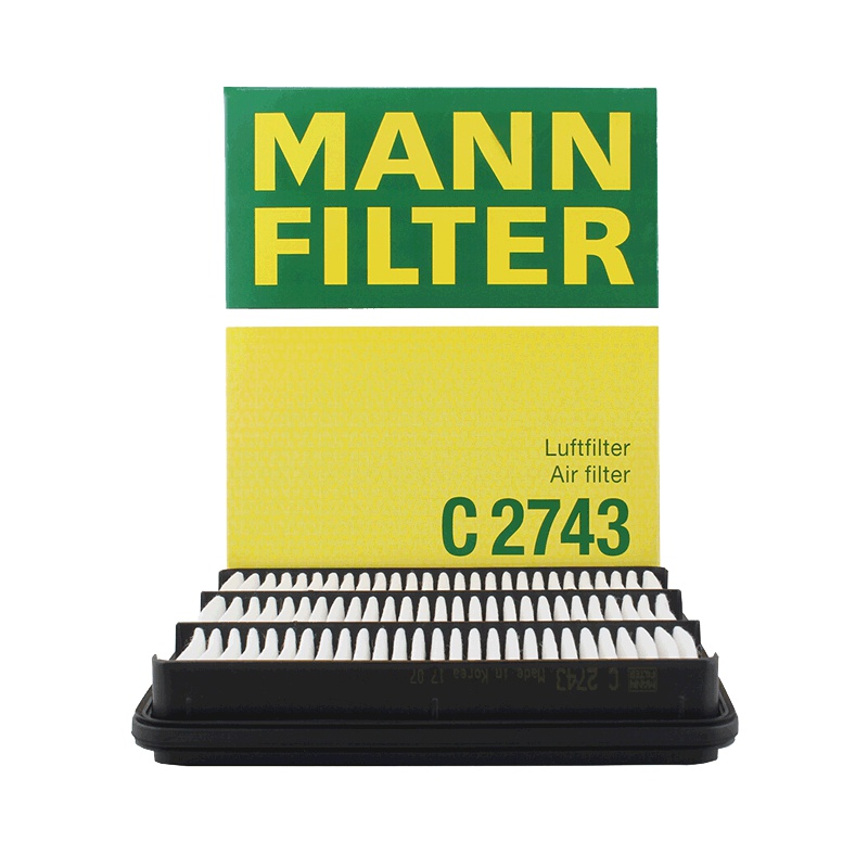 曼牌(MANN)空气滤C2743适配04-12东方之子/Cross/05-13款景程/09-12款威麟/06款奇瑞V5