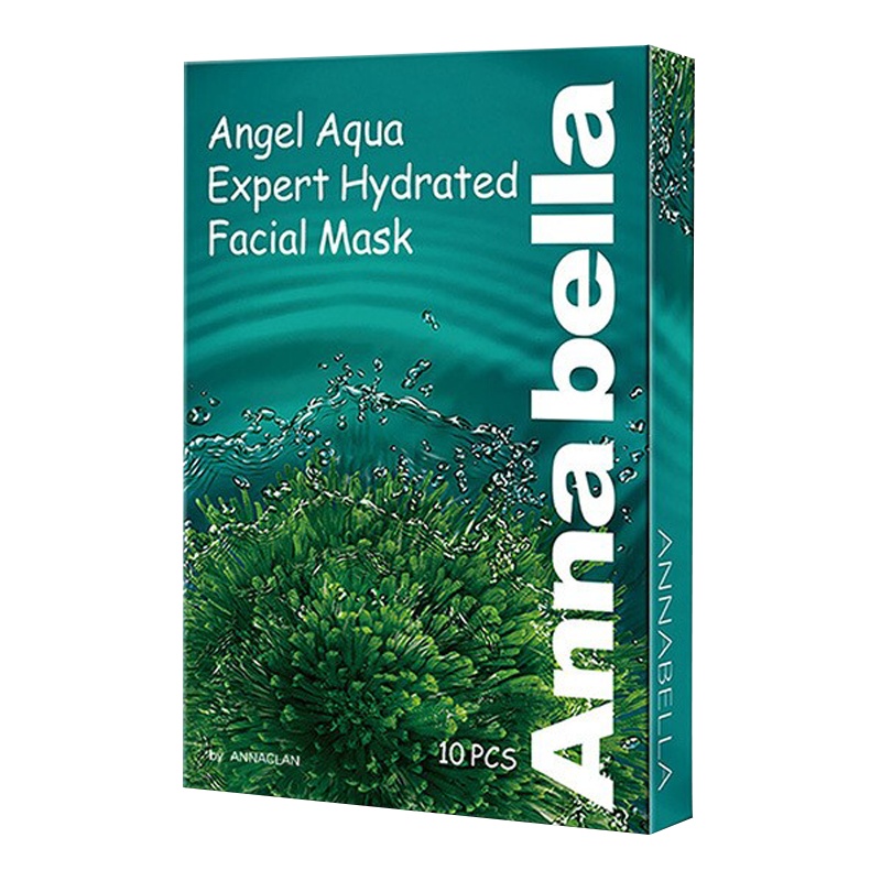 ANNABELLA安娜贝拉海藻面膜保湿深海矿物贴片面膜10片/盒 2盒装