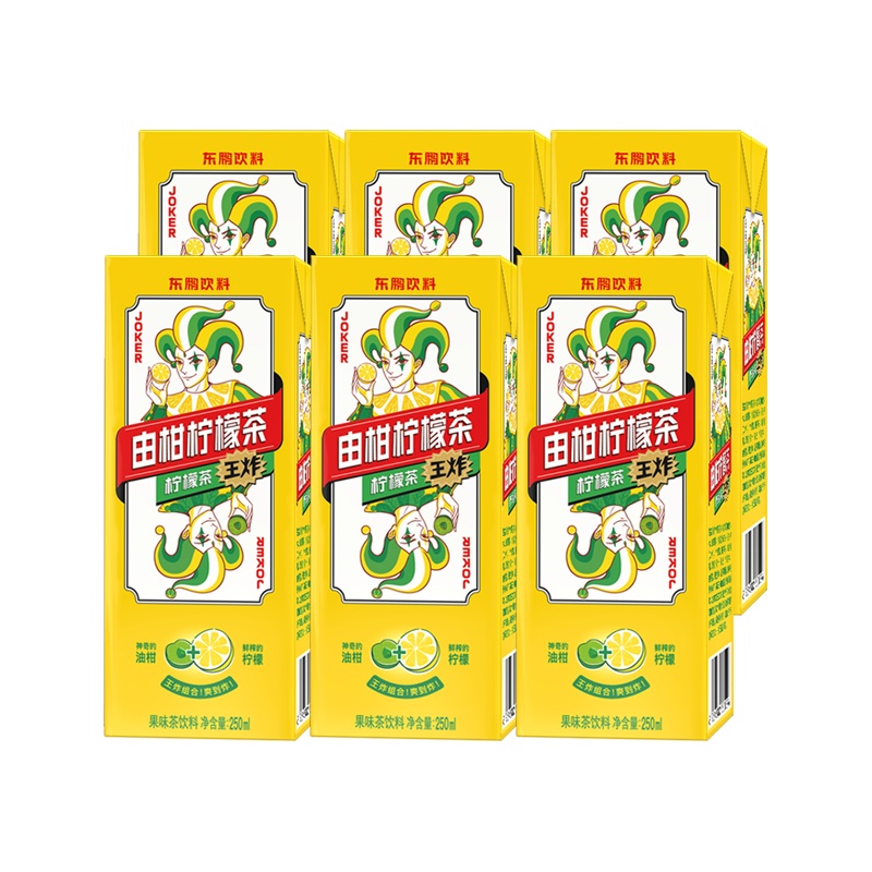 东鹏饮料由柑柠檬茶250mlx6盒