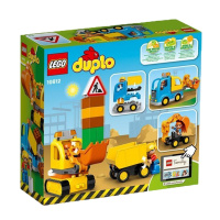 LEGO 乐高 DUPLO得宝系列 卡车和挖掘车套装 积木塑料玩具10812 2-5岁 约50块以下