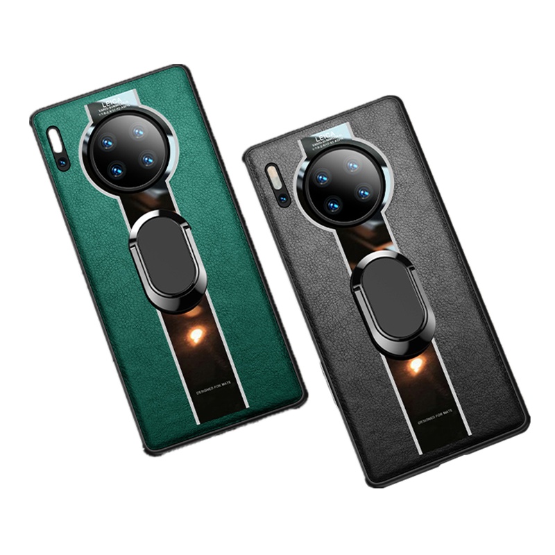 [送钢化膜]高铭宣华为mate30pro手机壳mate30保时捷男款meta30rs皮套女5g素皮版磁吸车载真防摔限量版