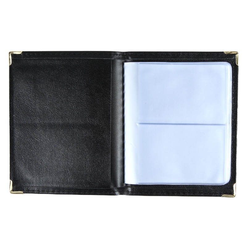 齐心 便携软皮大容量名片册商务办公卡片夹 办公文具 NU64名片夹 3个装