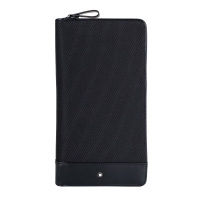 [海外直邮]Montblanc万宝龙男士黑色手拿包长款拉链钱包手包113141