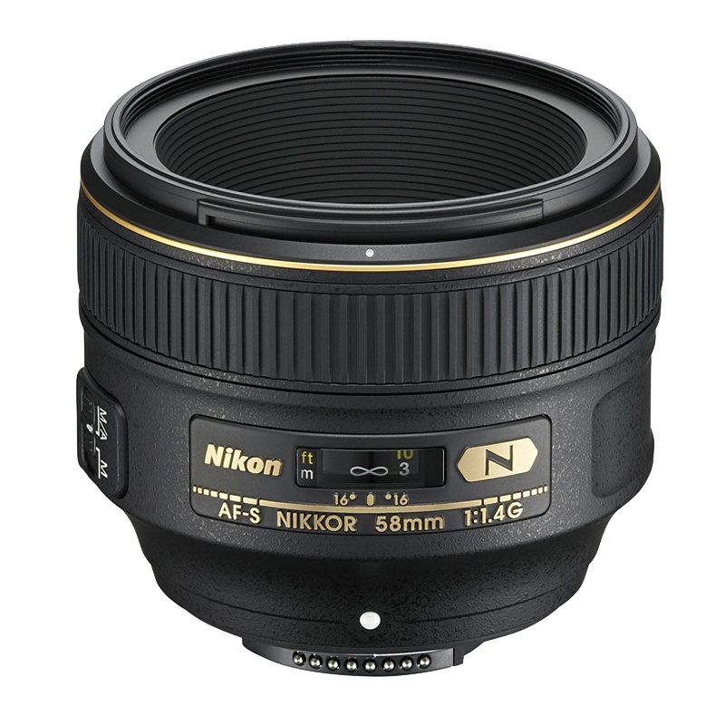 尼康(Nikon) AF-S 58mm f/1.4G 尼康卡口 72mm口径 标准定焦镜头