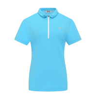 乐飞叶（LAFUMA）运动户外女士弹力快干透气翻领短袖T恤LFTS7BC02