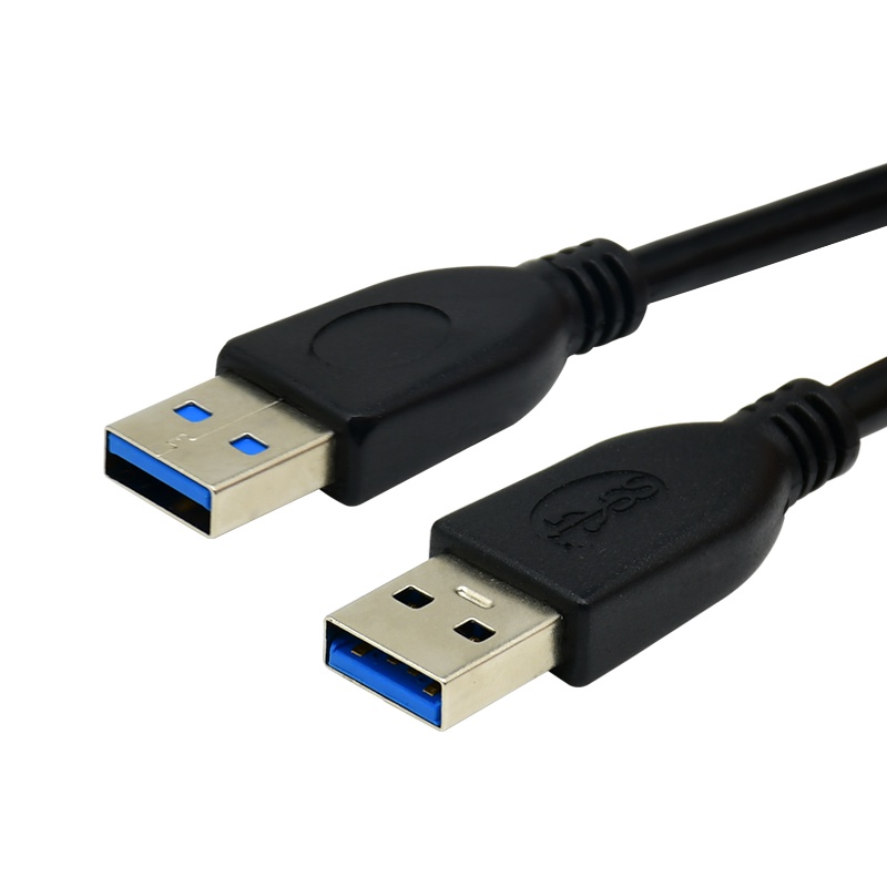 酷比客(L-CUBIC) LCCPUSB3AMBK-1M USB3.0数据线电脑转接线笔记本散热器连接线公对公1米