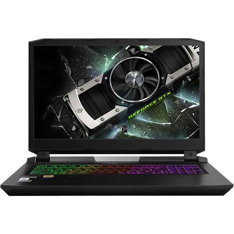 神舟(HASEE)战神GX8-CR6S1 94%色域120Hz电竞屏17.3英寸游戏本笔记本电脑(I5-9600K 8G 1TB+256GB SSD GTX1070 8G独显)